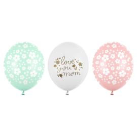 Latexballonger Love You Mom 50-pakning