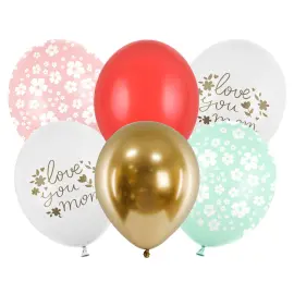Latexballonger Love You Mom Mix