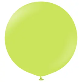 Latexballonger Limegr&oslash;nn 60 cm 2-pakning