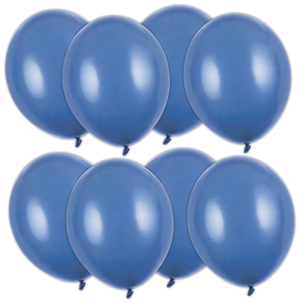 Sterke Ballonger Marineblå Pastell 12 cm 100-pakning