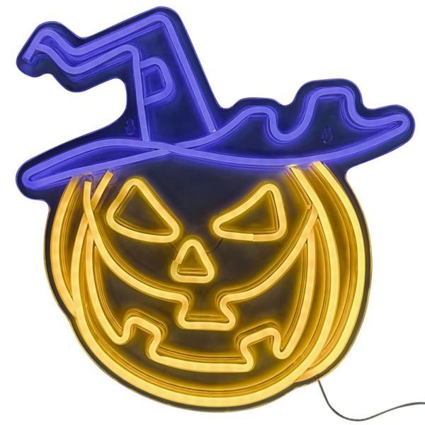 Gresskar LED Skilt Halloween