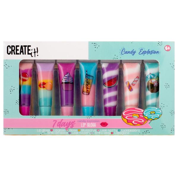 Lipgloss Candy 7-pakning