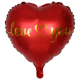 Hjerte Folieballong I Love You 46 cm