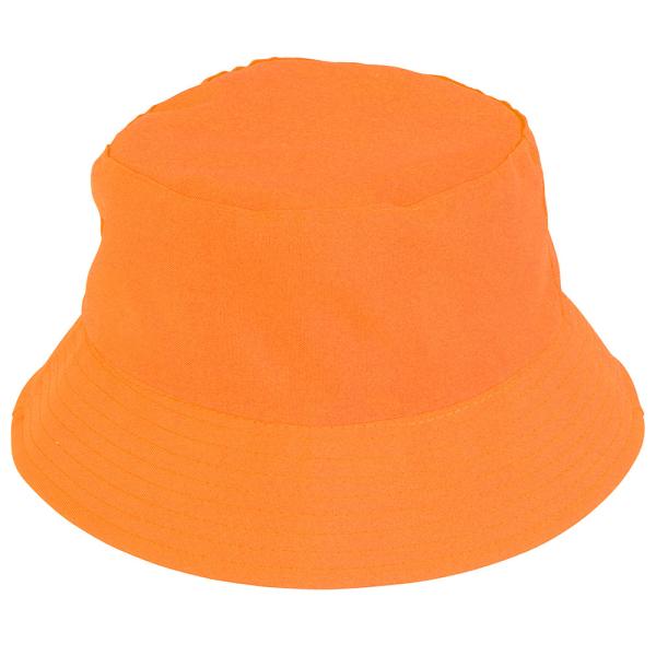 Neon Oransje Solhatt
