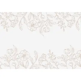 Bordl&oslash;per med Blomsterm&oslash;nster 40 x 500 cm