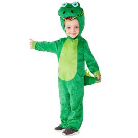 Krokodillekostyme Grønn Barn