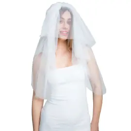 Tyllsl&oslash;r Hvit 75 cm