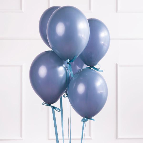 Sterke Ballonger Marineblå Pastell 12 cm 100-pakning