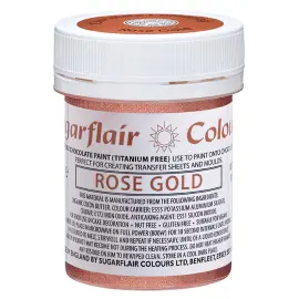 Sugarflair Sjokoladefarge Rosegull