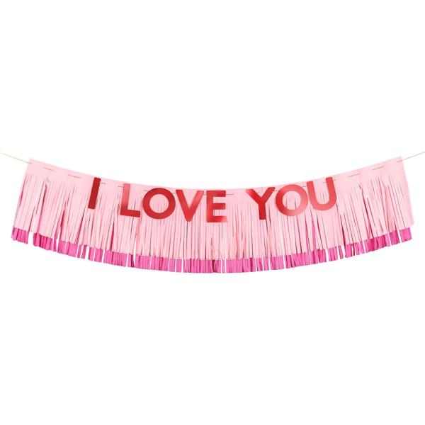 I Love You Girlander Rosa