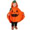 Gresskarponcho med Hette Barn