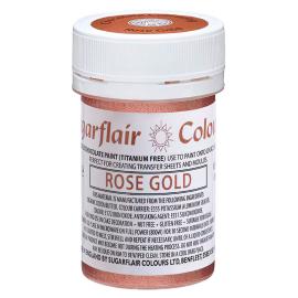 Sugarflair Karamellfarge Rosegull Matt