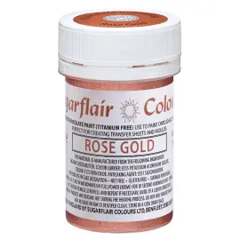 Sugarflair Karamellfarge Rosegull Matt