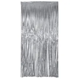 Party Draperi Iriserende S&oslash;lv 200x100 cm