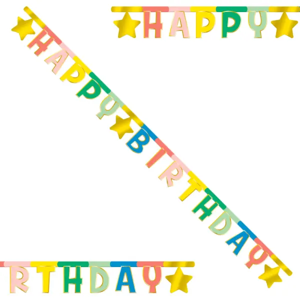 Girlander Happy Birthday Retro