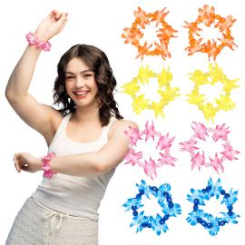 Hawaii Blomsterarmb&aring;nd med Perler 2-pakning