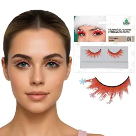 R&oslash;de L&oslash;svipper med Sn&oslash;fnugg