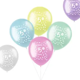 Ballonger Pastell Happy Bday 5