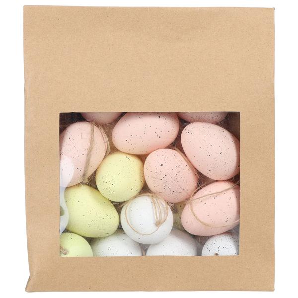 Hengende Påskeegg Fargemix 5 cm 24-pakning