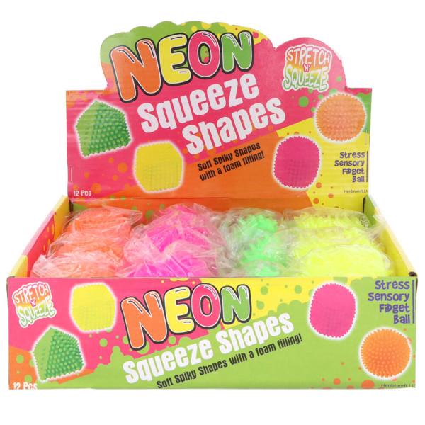 Neon Klemmeleke med Nagler 7 cm