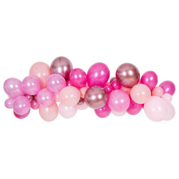 Ballonggirlander Dazzling Pink 62-pakning