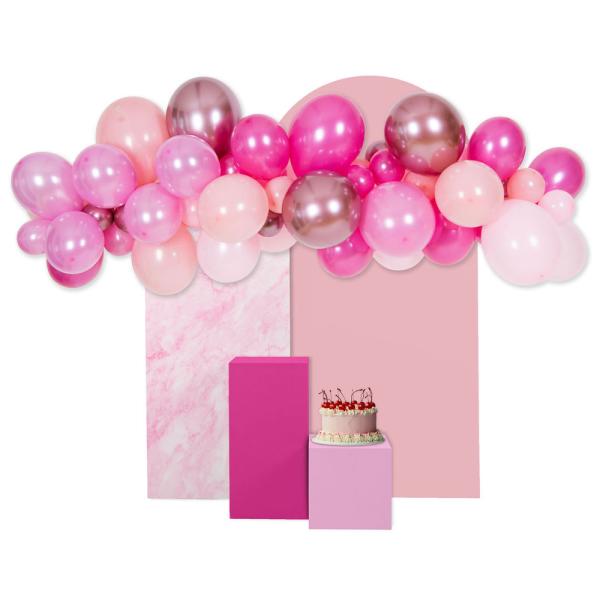 Ballonggirlander Dazzling Pink 62-pakning