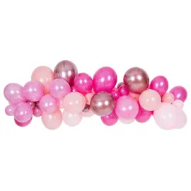 Ballonggirlander Dazzling Pink 62-pakning