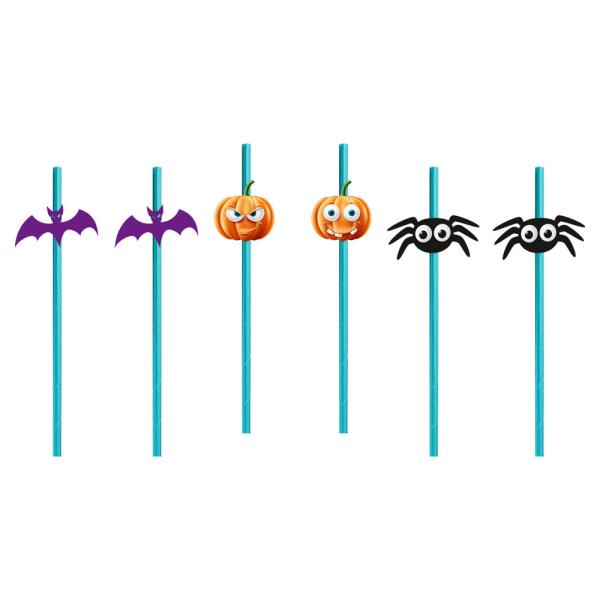 Halloween Papirsugerør Trick or Treat