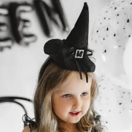 H&aring;rb&oslash;yle med Heksehatt Svart