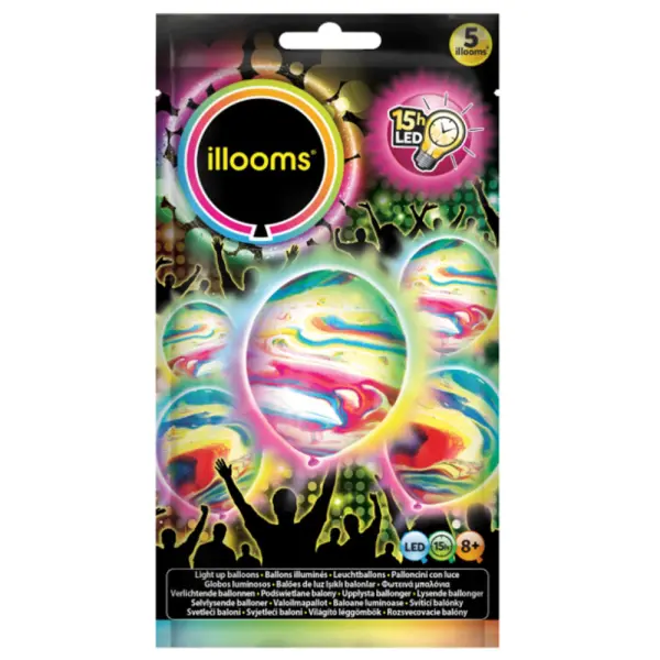LED Ballonger Marmor