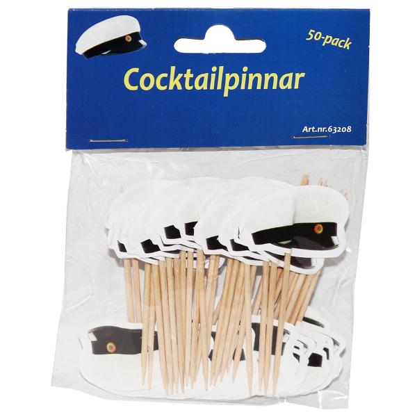 Cocktailpinner Studentlue 50-pakning