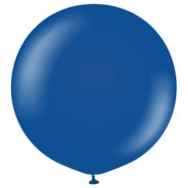 Latexballonger M&oslash;rkebl&aring; 60 cm 2-pakning
