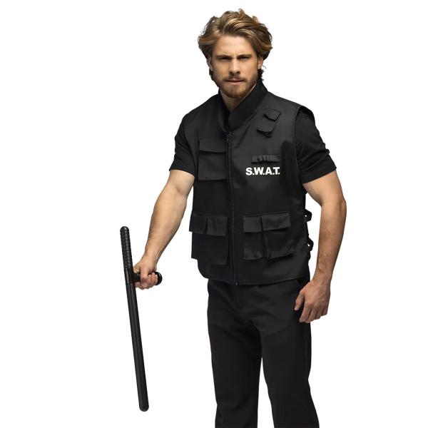 Politibatong Svart