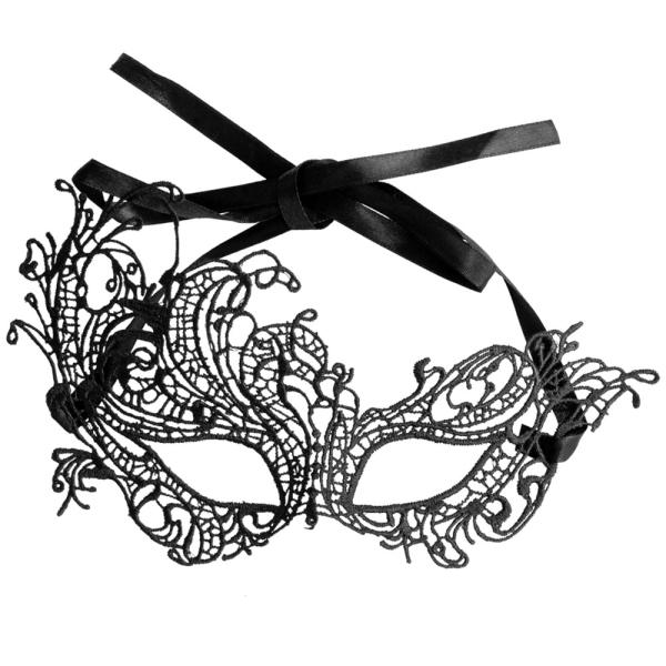 Blonder Øyemaske Svart 22 cm