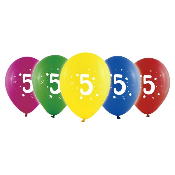 Tallballonger 5 Fargeblanding