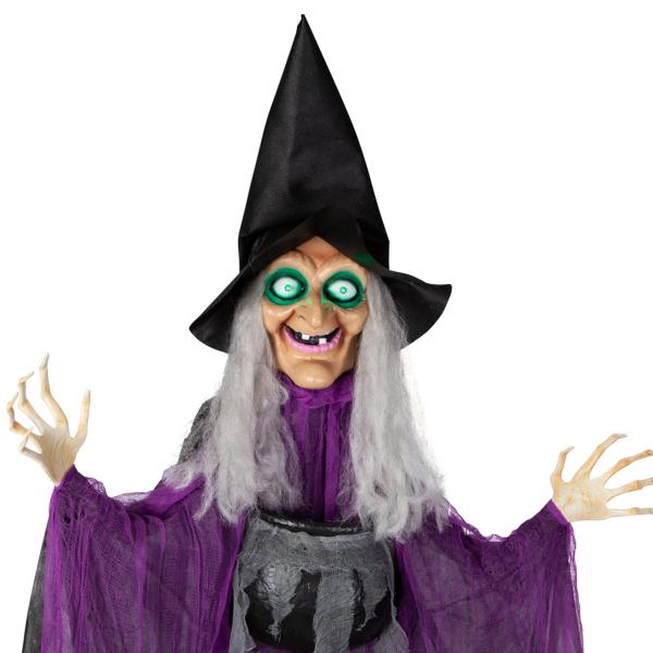 Animert Hengende Heks 183 cm