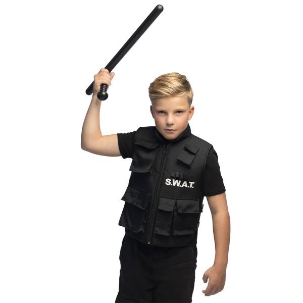 Politibatong Svart