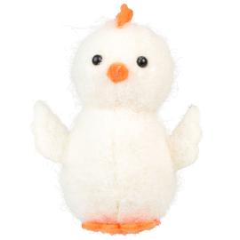 Hengende Hvit Kylling 6x8 cm