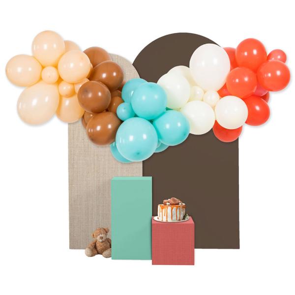 Ballonggirlander Vintage Teddy 66-pakning