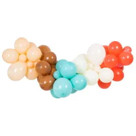 Ballonggirlander Vintage Teddy 66-pakning