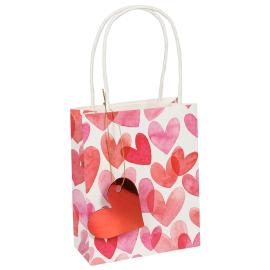 Gavepose Hjerter 12x5,5x15 cm