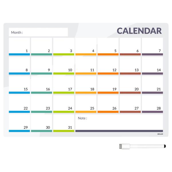 Kjøleskapskalender Måned