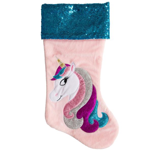 Julestrømpe Unicorn