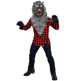 Varulvkostyme med Maske Barn