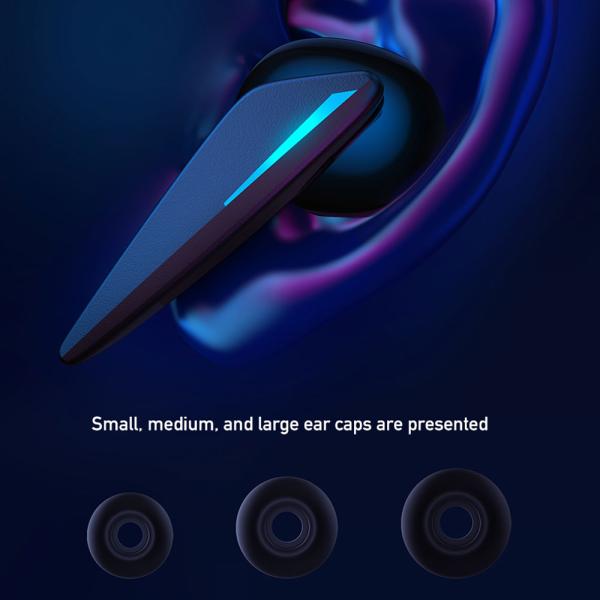 Headset med Ladeetui T23 Svart