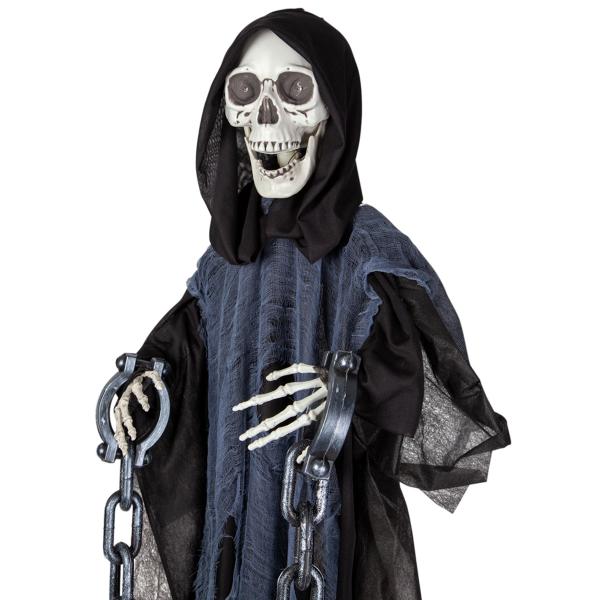 Animert Hengende Lenket Mannen med Ljåen 153 cm