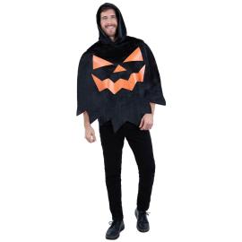Svart Poncho Halloweengresskar