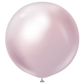 Latexballonger Rosegull Krom 90 cm 2-pakning