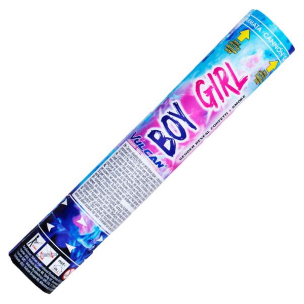 Konfettikanon Boy or Girl Blå