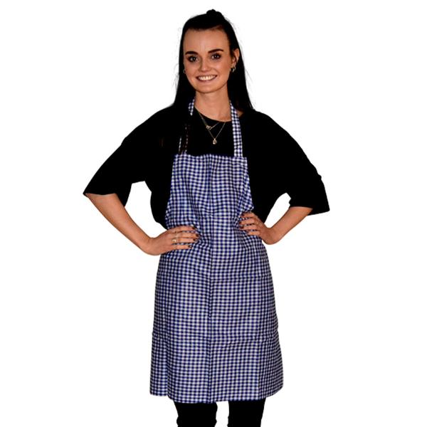 Oktoberfest Forkle Blå/Hvit